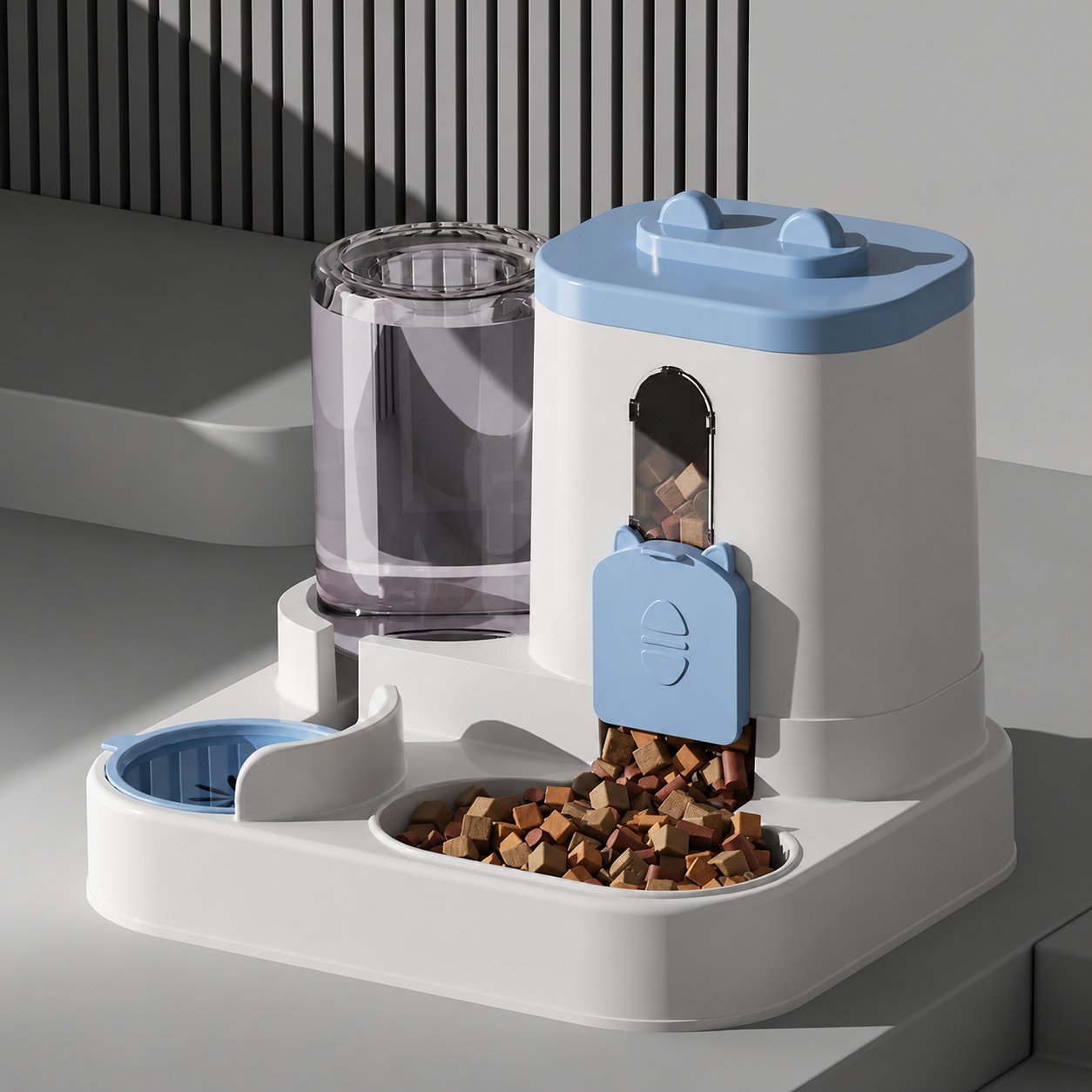 2-in-1 Automatic Pet Feeder: Keep your Dog & Cat Fed & Hydrated